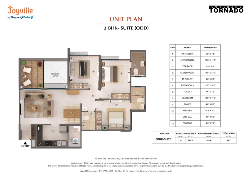 shapoorji pallonji tornado floor plans