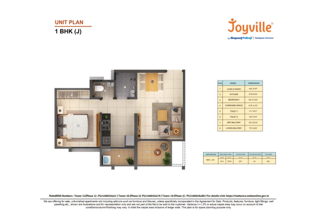 shapoorji pallonji Joyville Hadapsar Annexe floor plans